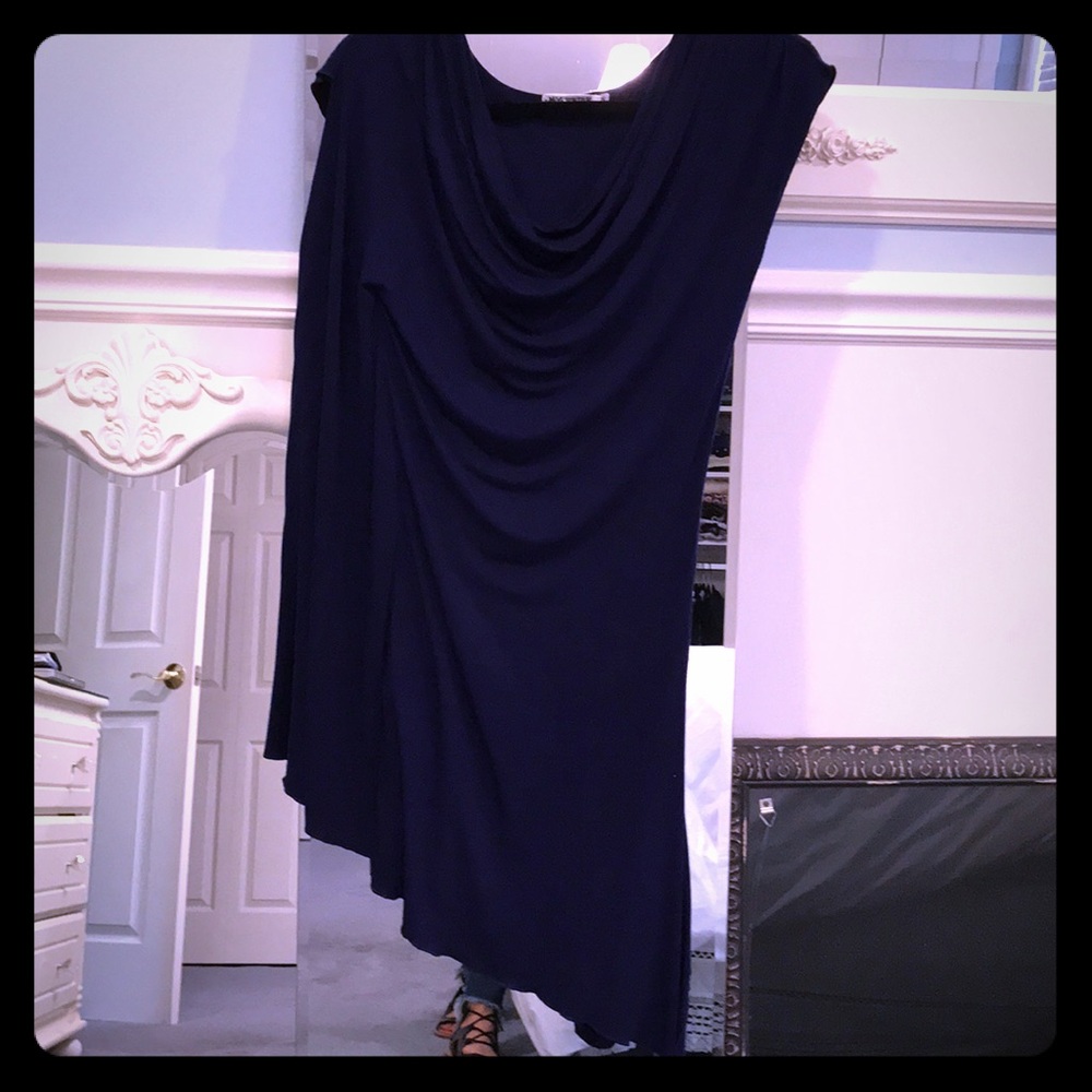 MY TRIBE asymmetrical sleeveless top